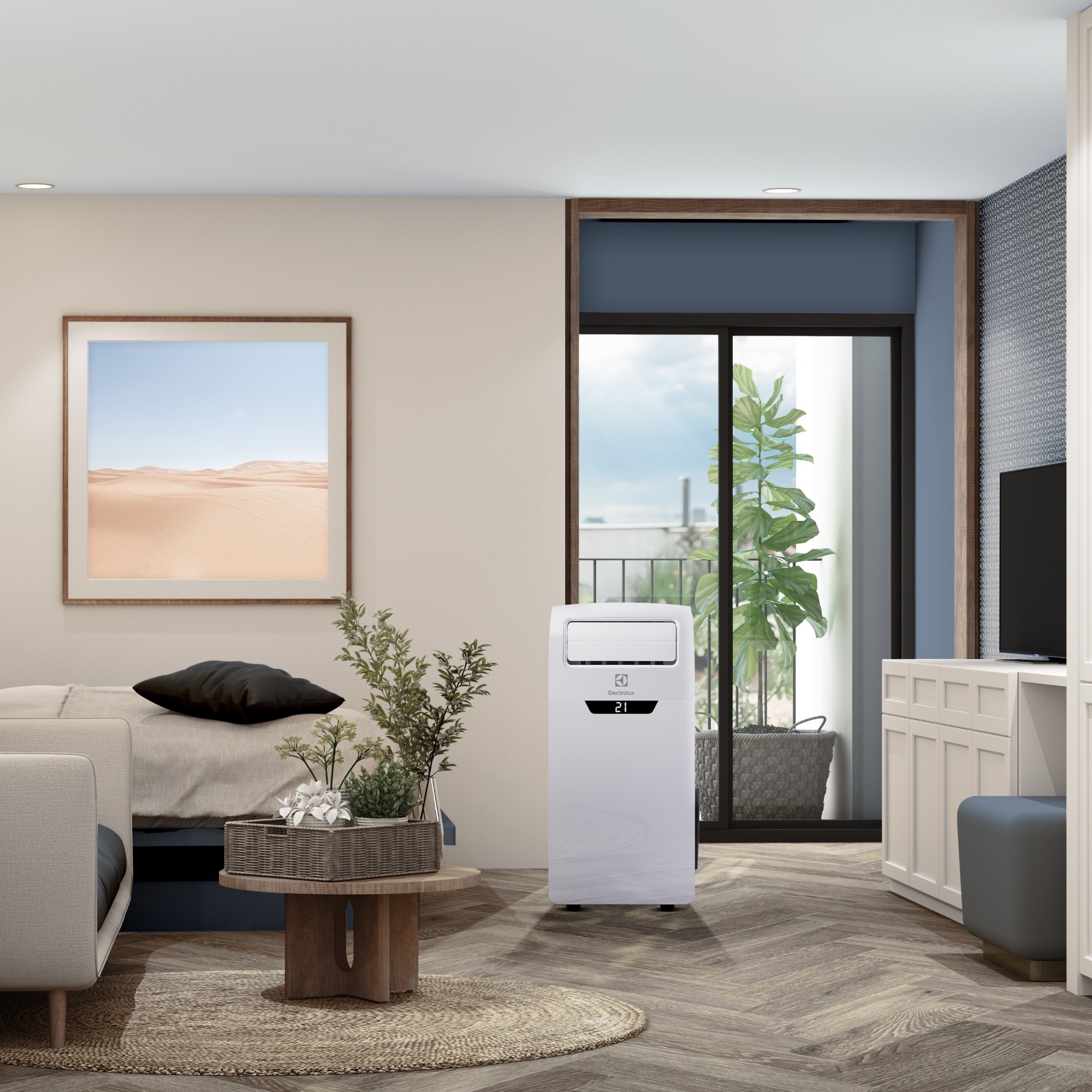 Кондиционер мобильный Electrolux Manhattan EACM-12 FM/N3 — изображение 5