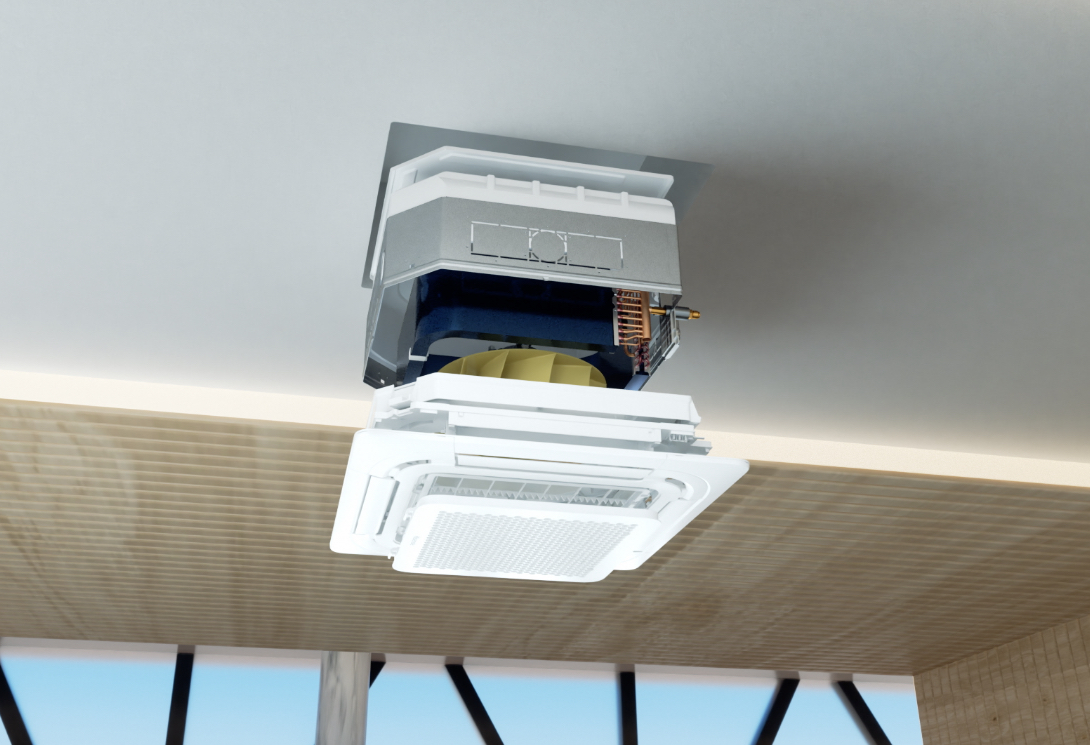 Сплит-система кассетного типа серии HEAVY CLASSIC 2022 AUC-60HR4SKA/AUC-950R/AUW-60H6SP1 (комплект) — изображение 2