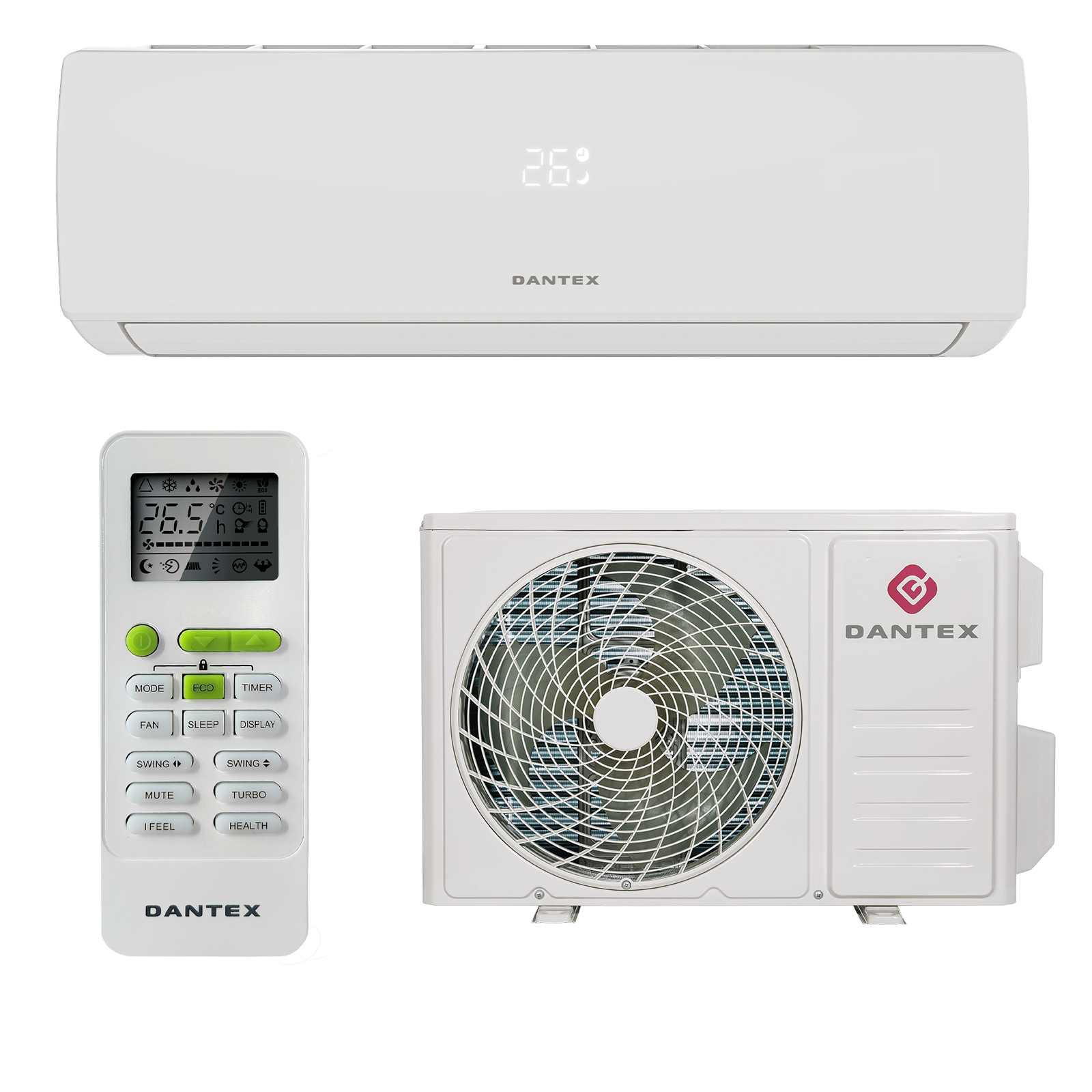 Настенная сплит-система DANTEX ECO PRO R32 RK-07ENT6/RK-07ENT6E — изображение 6